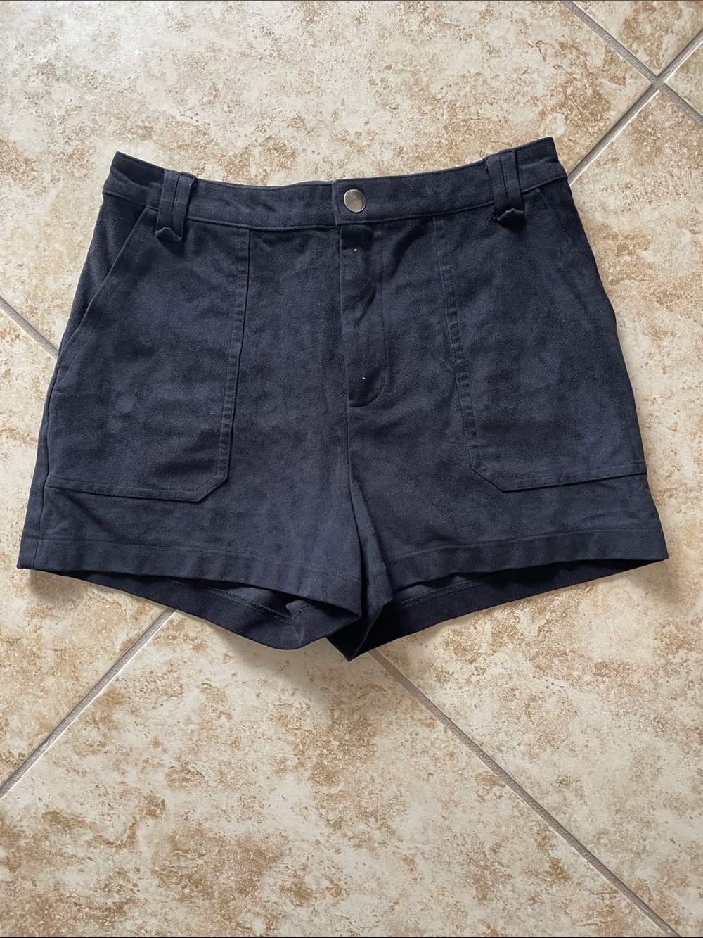 Abercrombie & Fitch Black High-Rise Women's Shorts